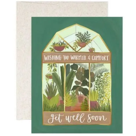 1Canoe2: Get Well Soon Greenhouse Card