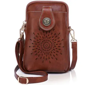 Coffee CrossBody Bag-Sunflower