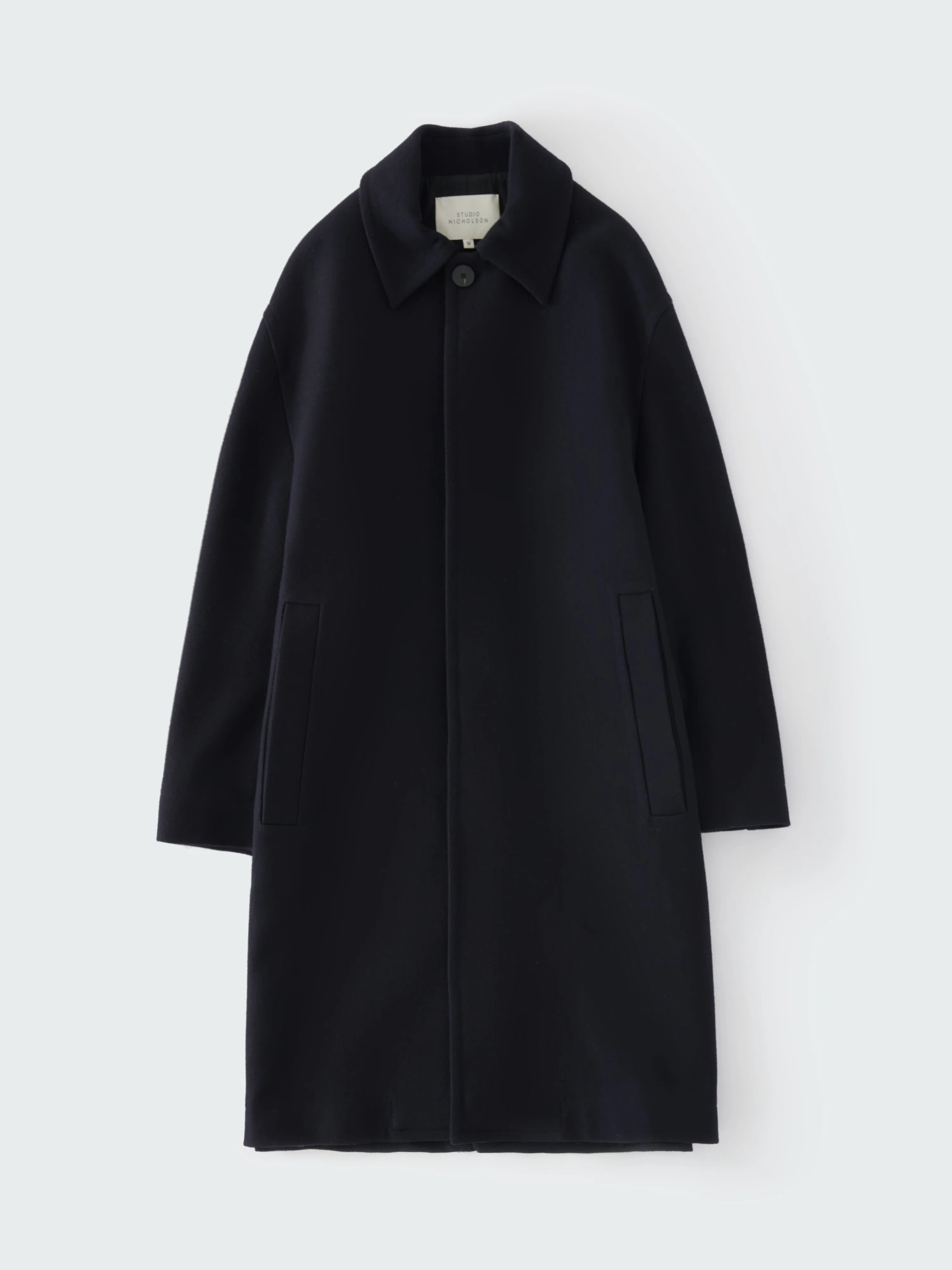 Cover Coat in Darkest Navy