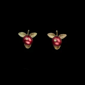 Cranberry Earrings - Post