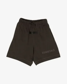 FOG ESSENTIALS SS23 OFF BLACK KIDS JERSEY SHORTS