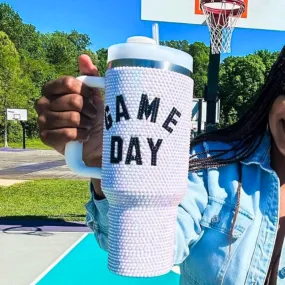 GAME DAY CRYSTAL RHINESTONE 40 OZ TUMBLERS