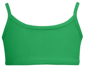 Girls UPF 50  Bikini Swim Top  | Elf Green