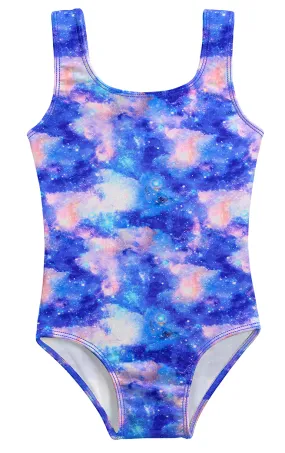 Girls UPF 50  One Piece Swimsuit | Galaxy Swim