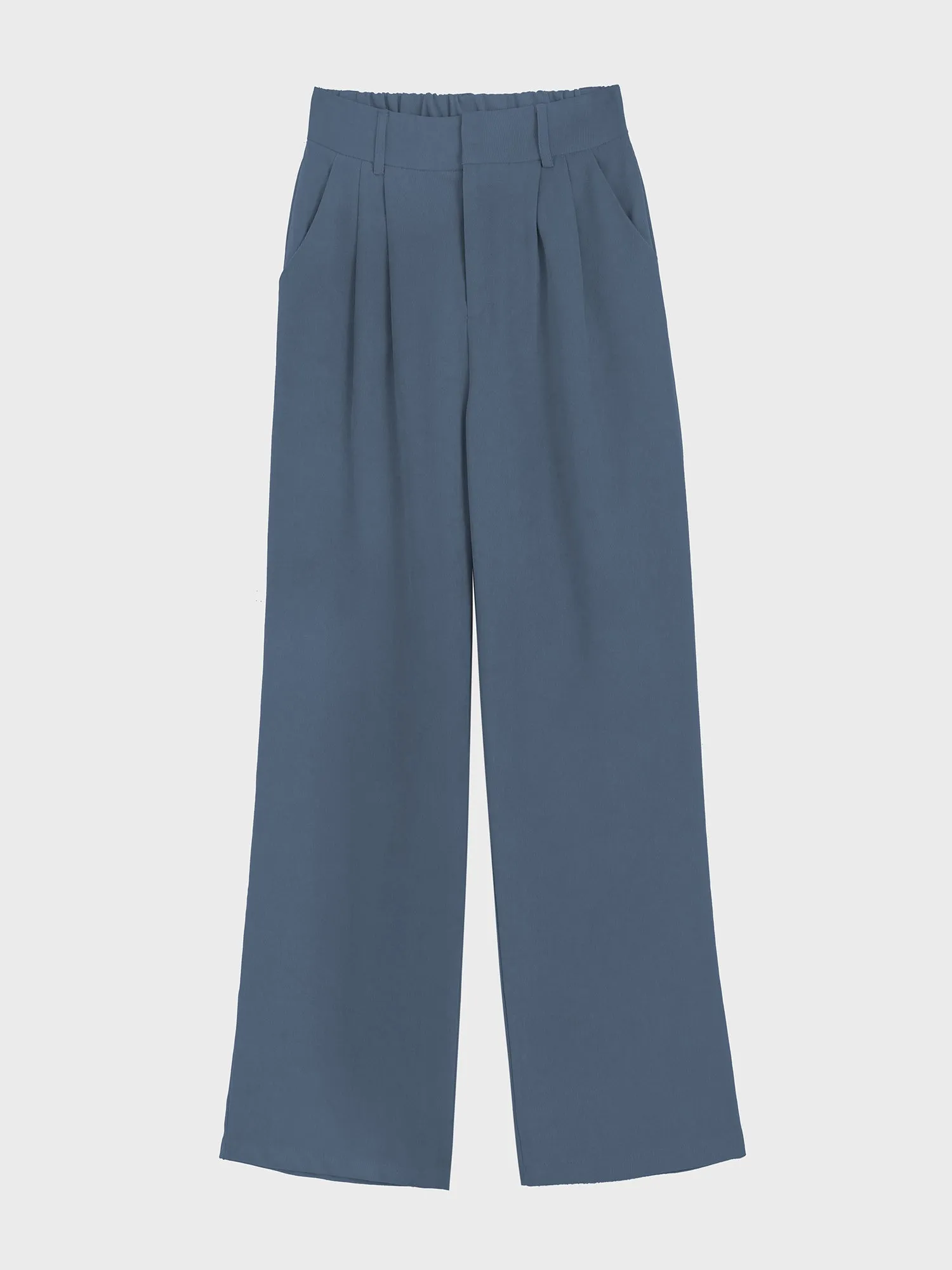 Midsize Effortless Tailored Wide-Leg Pants