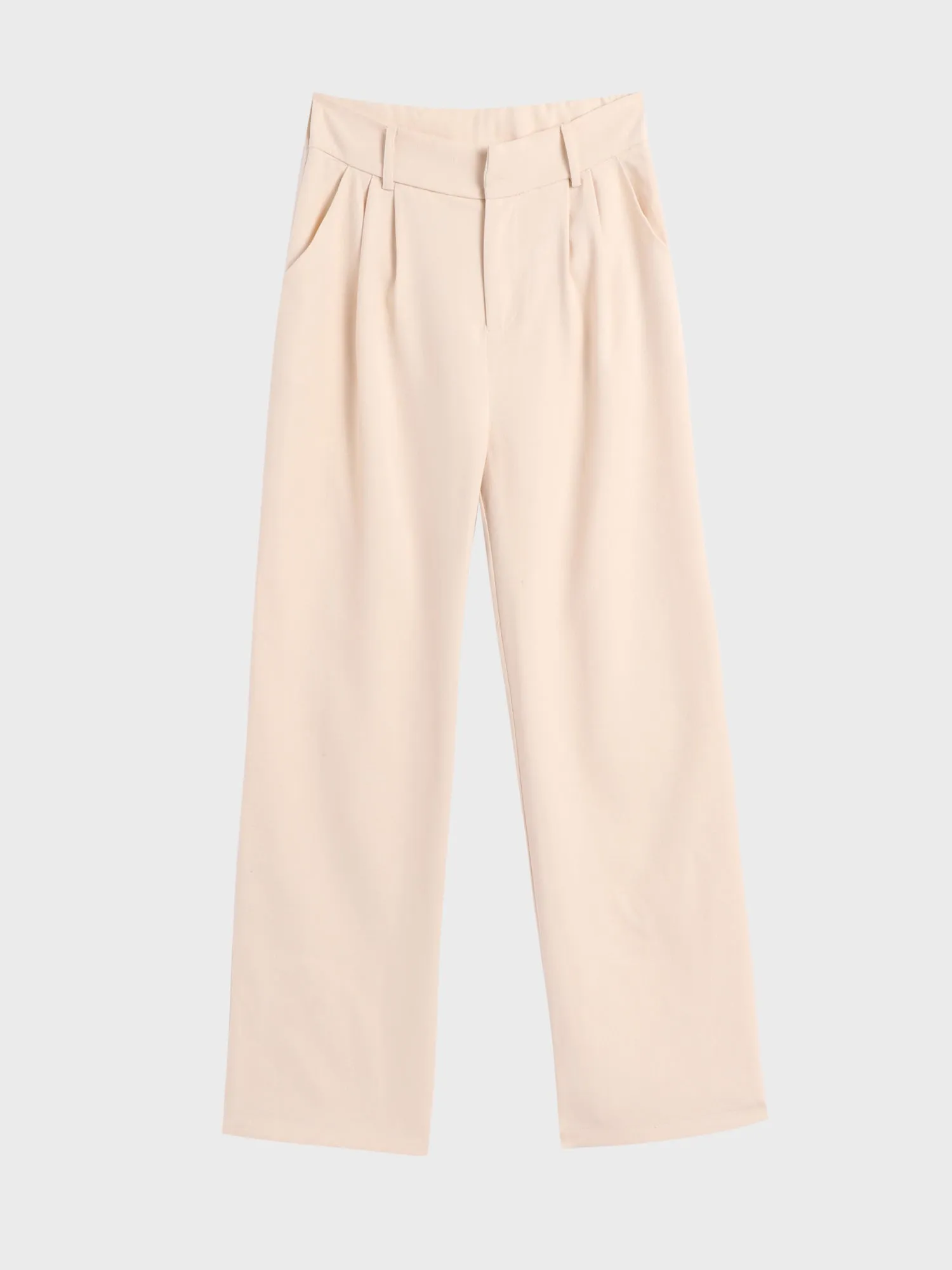 Midsize Effortless Tailored Wide-Leg Pants