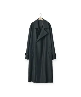 OVERSIZED DOUBLE BREASTED COAT "BLACK"