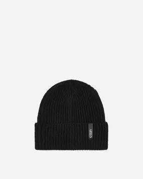 Rib Beanie Black