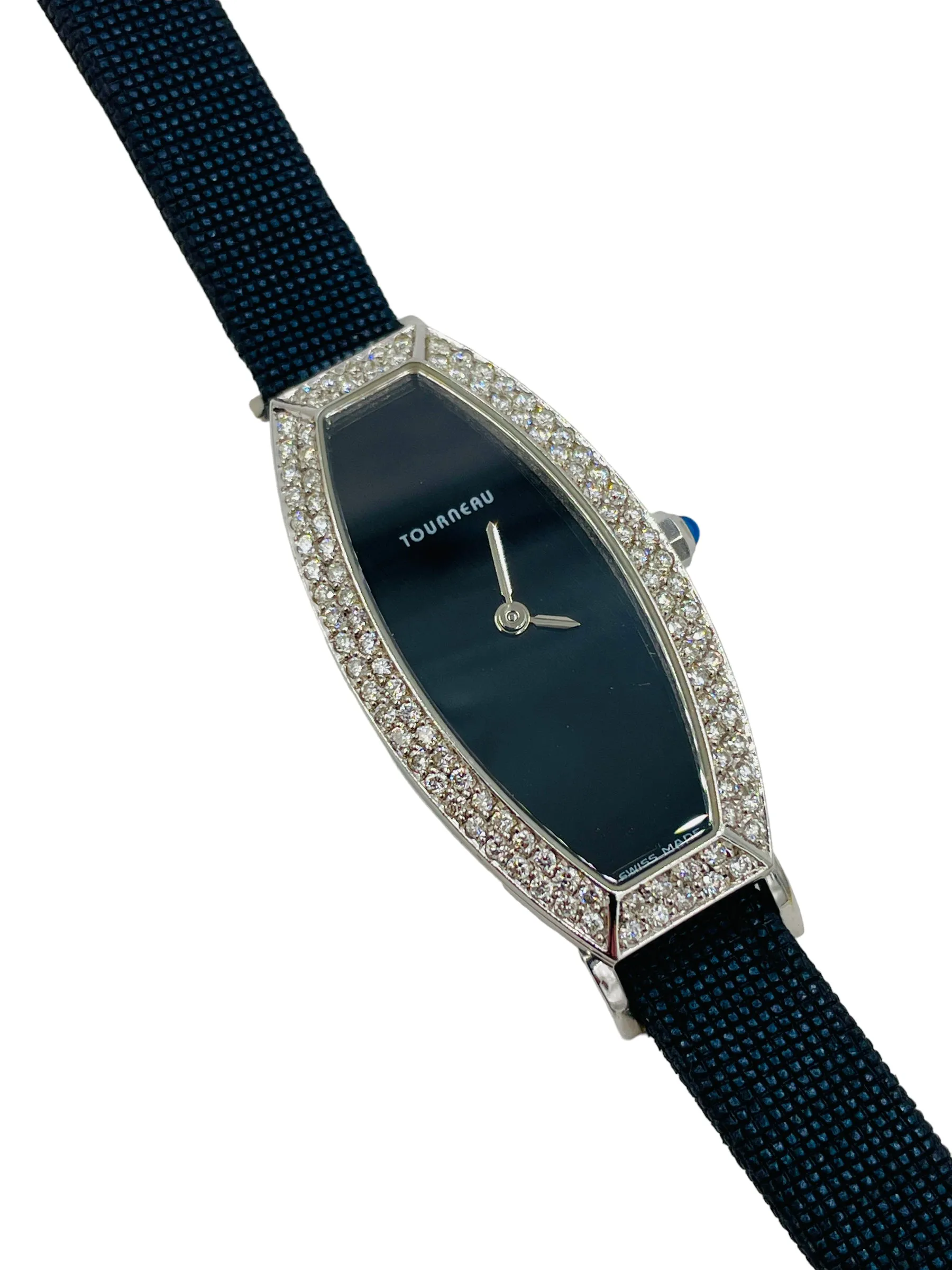 Tourneau Diamond White Gold Ladies Wristwatch