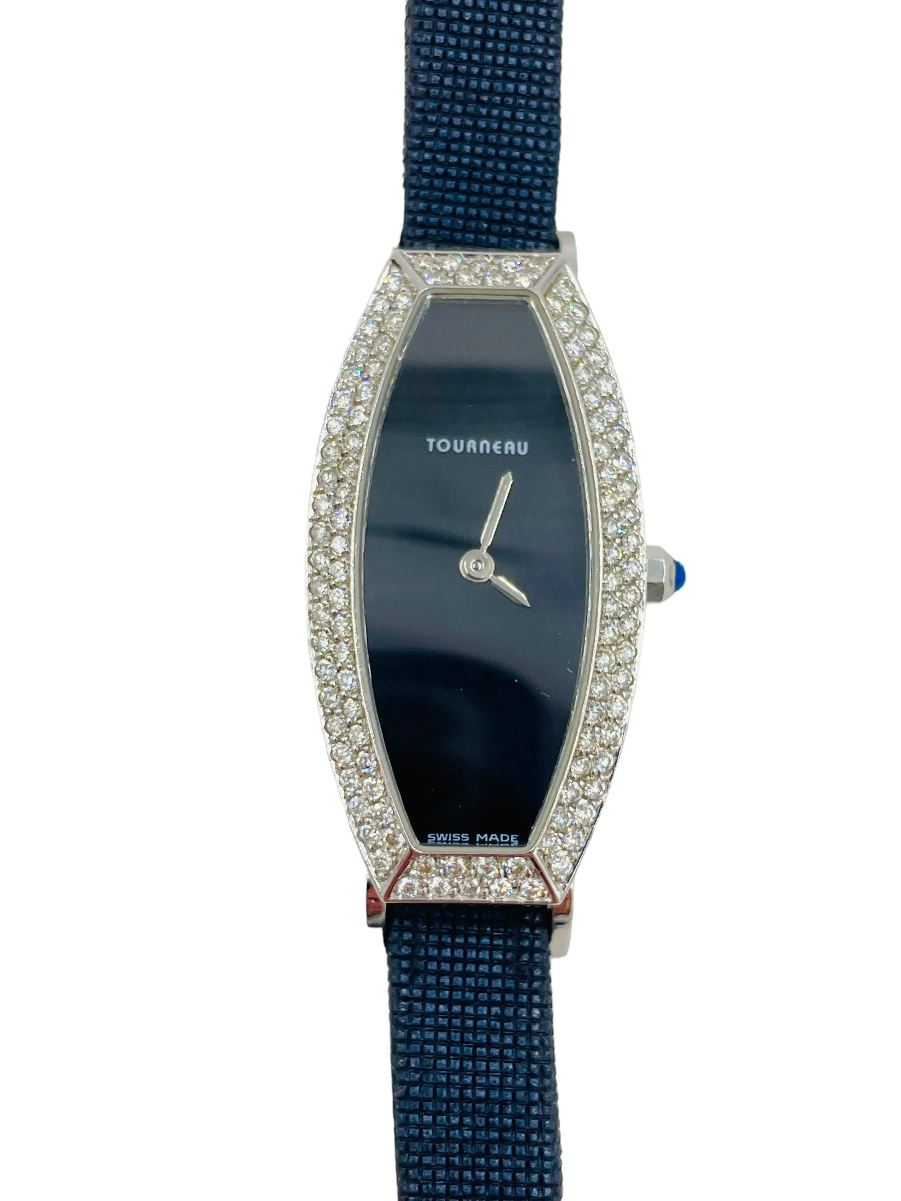 Tourneau Diamond White Gold Ladies Wristwatch