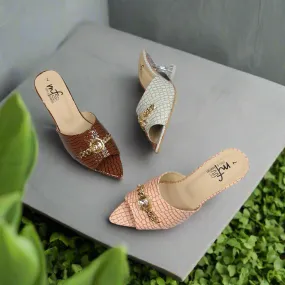 Transparent Heel With Buckle